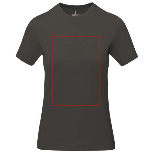 Nanaimo short sleeve women's t-shirt: Impact full front · Screenprint