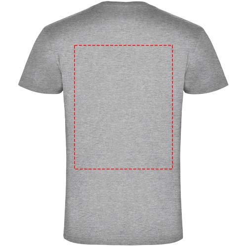 Samojedo vīriešu t-krekls ar īsām piedurknēm v veida kakla izgriezumā: Impact upper back · Screenprint