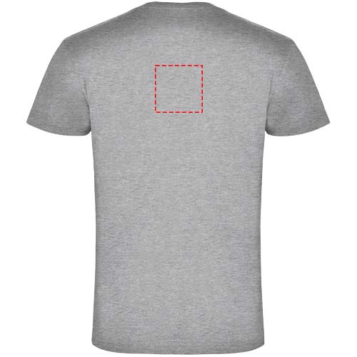 Samojedo vīriešu t-krekls ar īsām piedurknēm v veida kakla izgriezumā: Impact upper back · Embroidery fixed