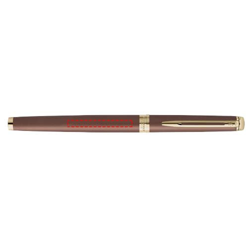 Waterman Hemisphere kuulamustekynä F: Next to the clip · Padprint