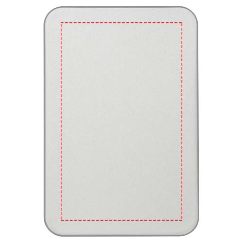 Avis 10 000 mAh magneettinen varavirtalähde RCS kierrätetystä alumiinista : Front · Laser engraving
