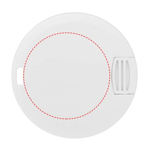 Clé USB ronde au format carte: Face arrière · Sérigraphie