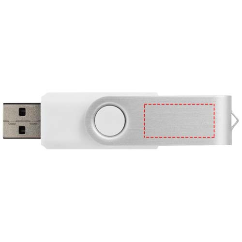 Clé USB 3.0 Rotate avec doming: Face arrière · Gravure laser