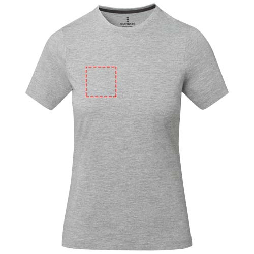 Nanaimo short sleeve women's t-shirt: Right chest · Embroidery fixed