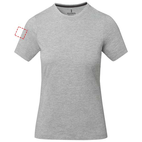 Nanaimo short sleeve women's t-shirt: Right bicep · Embroidery fixed