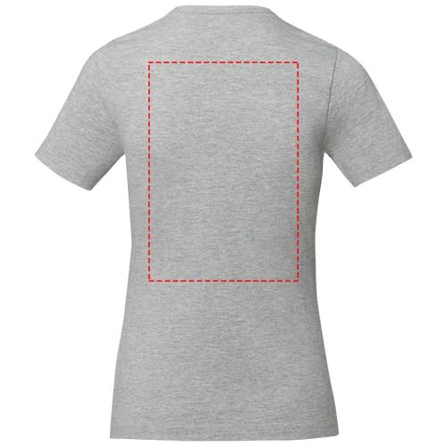 Nanaimo short sleeve women's t-shirt: Impact upper back · Screenprint