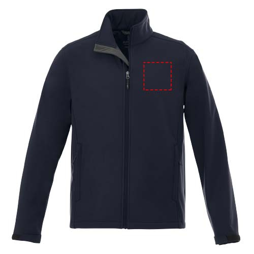 Veste softshell homme Maxson: Poitrine gauche · Broderie 3D