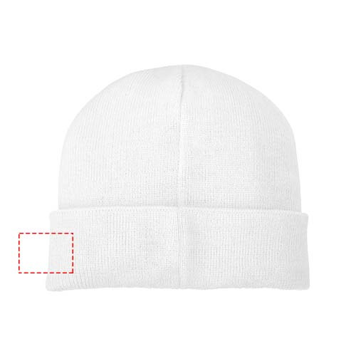 Bonnet avec empiècement Boreas: Côté gauche · Broderie — variante « fixed »