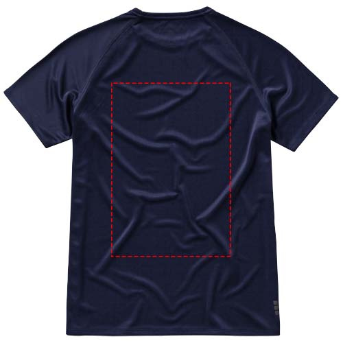 T-shirt homme cool fit à manches courtes Niagara: Impact – haut du dos · Sérigraphie