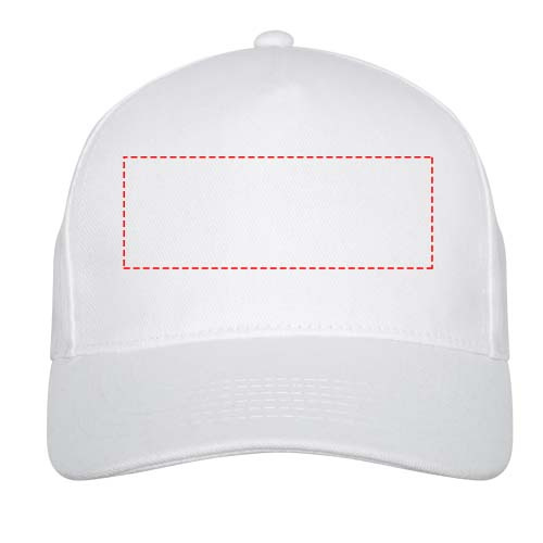 Casquette à 5 panneaux Doyle: Face avant · Broderie 3D