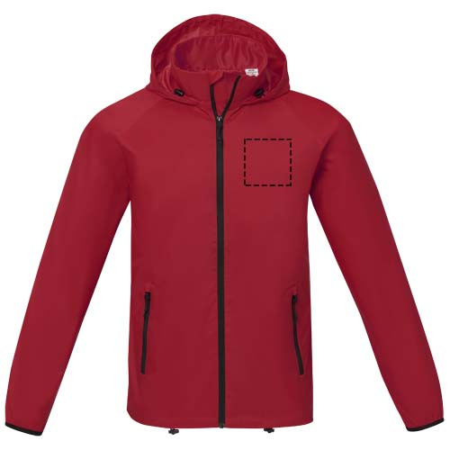 Veste légère homme Dinlas: Poitrine gauche · Transfert