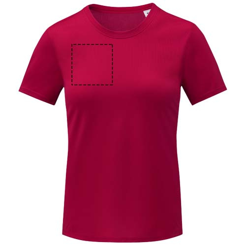 T-shirt femme à manches courtes, finition cool-fit, Kratos: Poitrine, côté droit · Sublimation