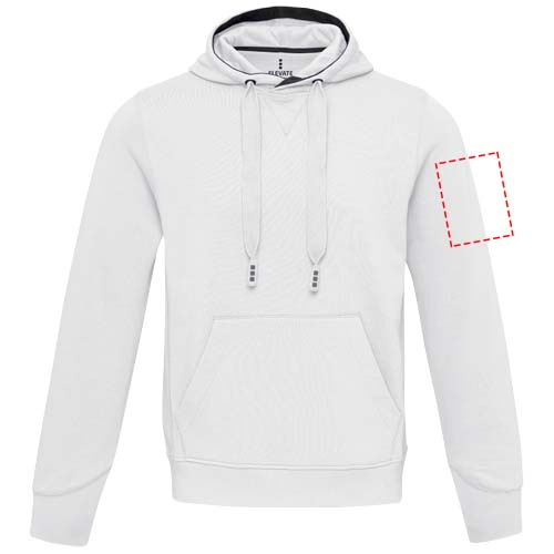 Sweat à capuche unisexe Laguna: Biceps gauche · Transfert DTF