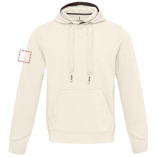 Sweat à capuche unisexe Laguna: Biceps droit · Broderie — variante « fixed »