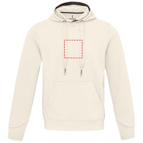 Sweat à capuche unisexe Laguna: Impact – toute la face avant · Broderie — variante « fixed »