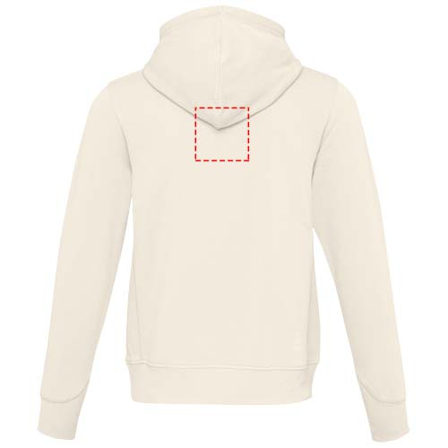 Sweat à capuche unisexe Laguna: Impact – haut du dos · Broderie — variante « fixed »