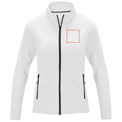 Veste polaire femme Zelus: Poitrine gauche · Sérigraphie