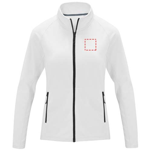 Veste polaire femme Zelus: Poitrine gauche · Broderie — variante « fixed »