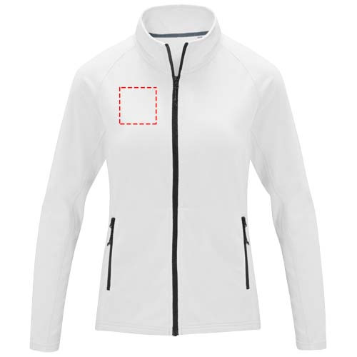 Veste polaire femme Zelus: Poitrine droite · Sérigraphie