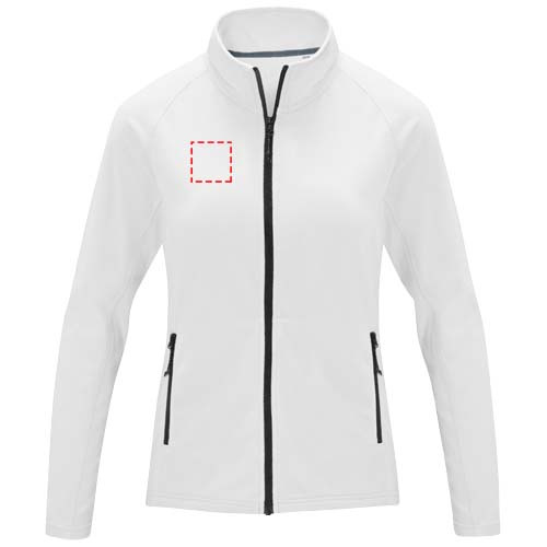 Veste polaire femme Zelus: Poitrine droite · Broderie — variante « fixed »