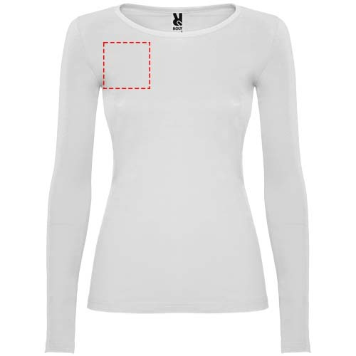 Extreme långärmad T-shirt för dam: Right chest · Embroidery fixed