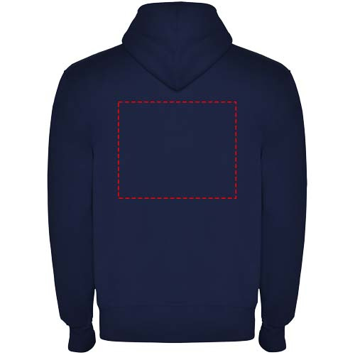 Sweat-shirt unisexe zippé à capuche Montblanc: Impact – haut du dos · Transfert DTF
