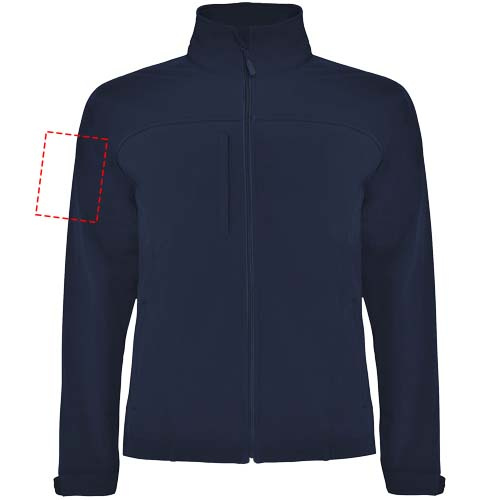 Veste softshell unisexe Rudolph: Biceps droit · Sérigraphie
