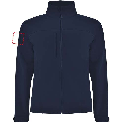 Veste softshell unisexe Rudolph: Biceps droit · Transfert DTF