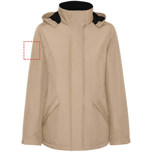 Parka matelassée America pour femme: Biceps droit · Transfert DTF