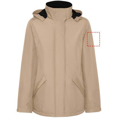 Parka matelassée America pour femme: Biceps gauche · Transfert