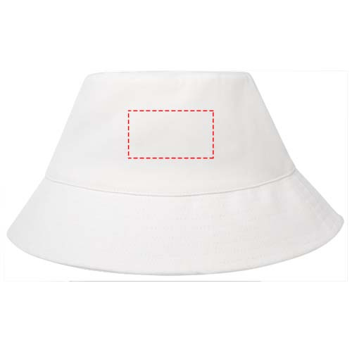 Chapeau de soleil recyclé Wicklow: Face avant · Transfert DTF