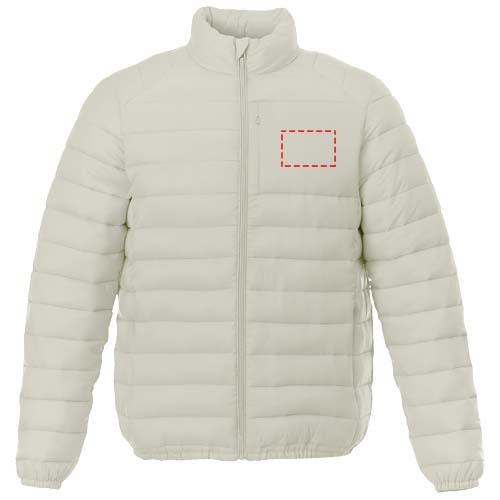 Veste matelassée recyclée Athenas pour homme: Poitrine gauche · Sérigraphie