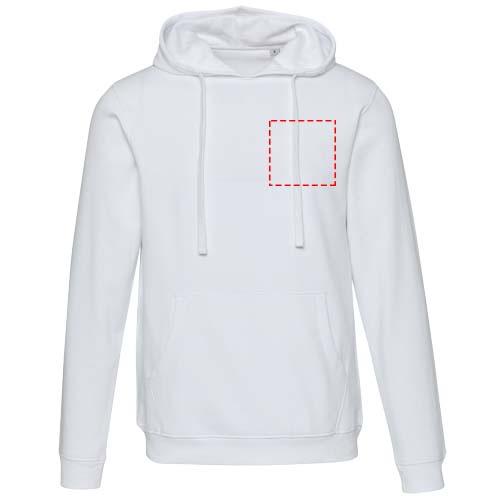 Sweat à capuche unisexe Spinel: Poitrine gauche · Transfert