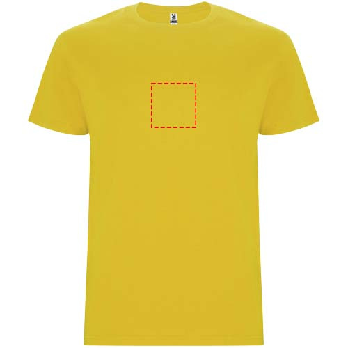 Tee-shirt homme Stafford à manches courtes: Impact – toute la face avant · Broderie — variante « fixed »