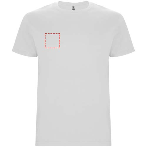 Tee-shirt homme Stafford à manches courtes: Poitrine droite · Broderie — variante « fixed »