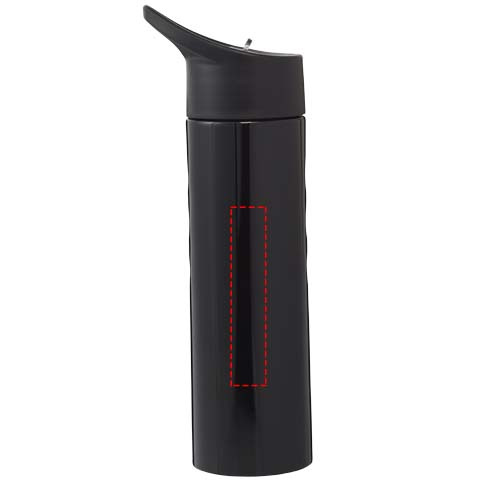 Trixie – bouteille de sport en acier inoxydable 750 ml: Côté · Gravure laser