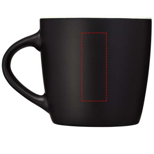 Riviera – mug en céramique 340 ml: Face arrière · Gravure laser