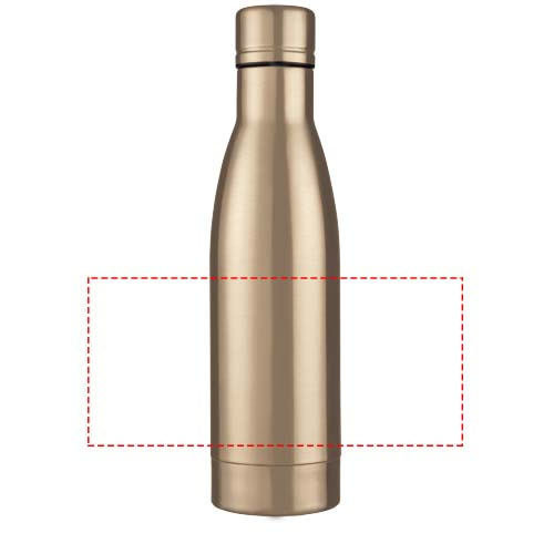 Vasa – bouteille isotherme en acier inoxydable 500 ml: Tout autour (1 couleur) · Sérigraphie circulaire