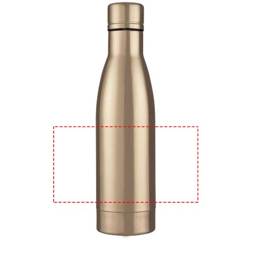 Vasa – bouteille isotherme en acier inoxydable 500 ml: Tout autour · Sérigraphie circulaire