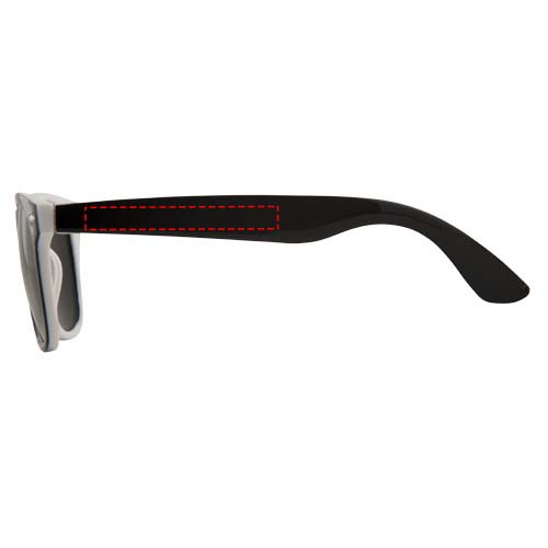Sun Ray – lunettes de soleil bicolores: Branche gauche · Tampographie