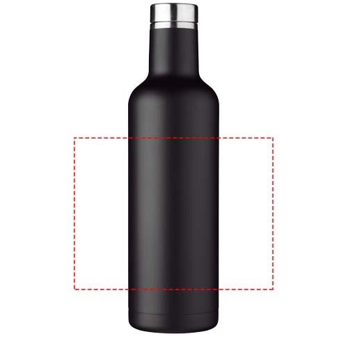 Pinto – bouteille d’eau 750 ml à isolation sous vide avec cuivre: Tout autour · Sérigraphie circulaire
