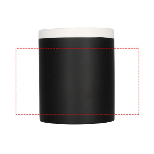 Chalk-write – mug en céramique 330 ml à surface ardoise: Tout autour · Sérigraphie circulaire