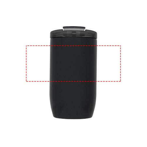 Lagom – mug isotherme en acier inoxydable 380 ml: Tout autour · Sérigraphie circulaire