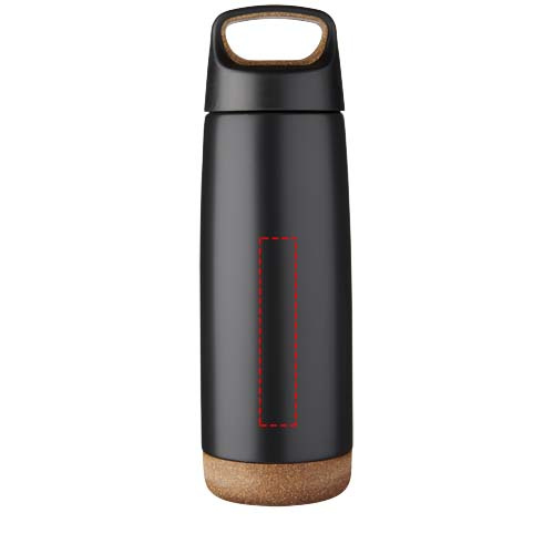 Valhalla – bouteille d’eau 600 ml à isolation sous vide avec cuivre: Face avant · Gravure laser