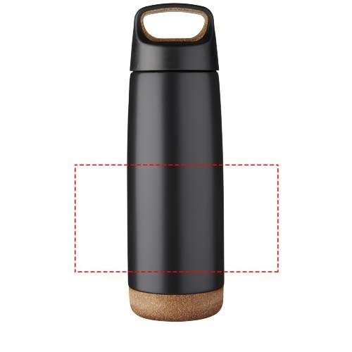Valhalla – bouteille d’eau 600 ml à isolation sous vide avec cuivre: Tout autour · Sérigraphie circulaire