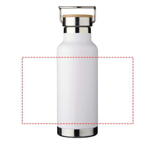 Thor – bouteille d’eau 480 ml à isolation sous vide avec cuivre: Tout autour · Sérigraphie circulaire