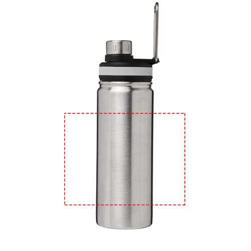 Gessi – bouteille de sport 590 ml à isolation sous vide avec cuivre: Tout autour · Sérigraphie circulaire