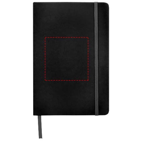 Carnet A5 à pages vierges Spectrum: Face arrière · Marquage en relief ou en creux
