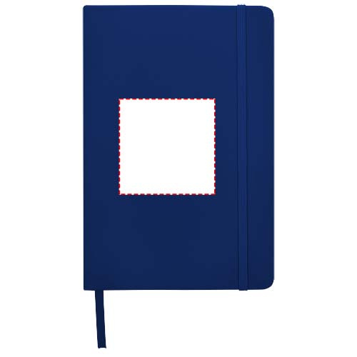 Carnet A5 à pages vierges Spectrum: Face avant · Sérigraphie