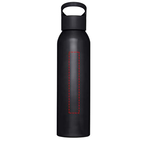 Gourde 650 ml Sky: Face avant · Gravure laser